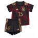 Billige Tyskland Niklas Sule #15 Bortetrøye Barn VM 2022 Kortermet (+ korte bukser)